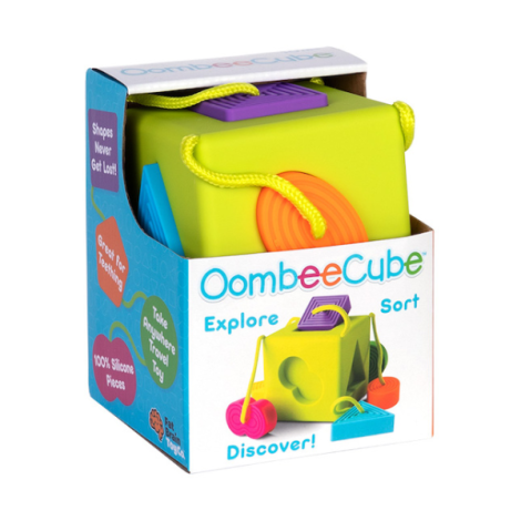 OombeeCube ,   Cub senzorial educativ cu forme din silicon - imagine 6